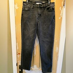 KanCan Mom Jean Mid Rise Black Size 5/26